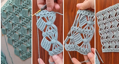 Crochet Blanket Beautiful Stitch Pattern