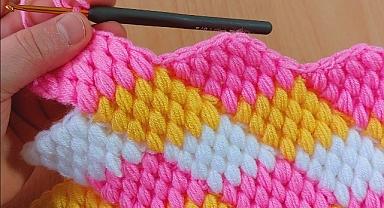 Crochet knitting baby blanket video tutorial